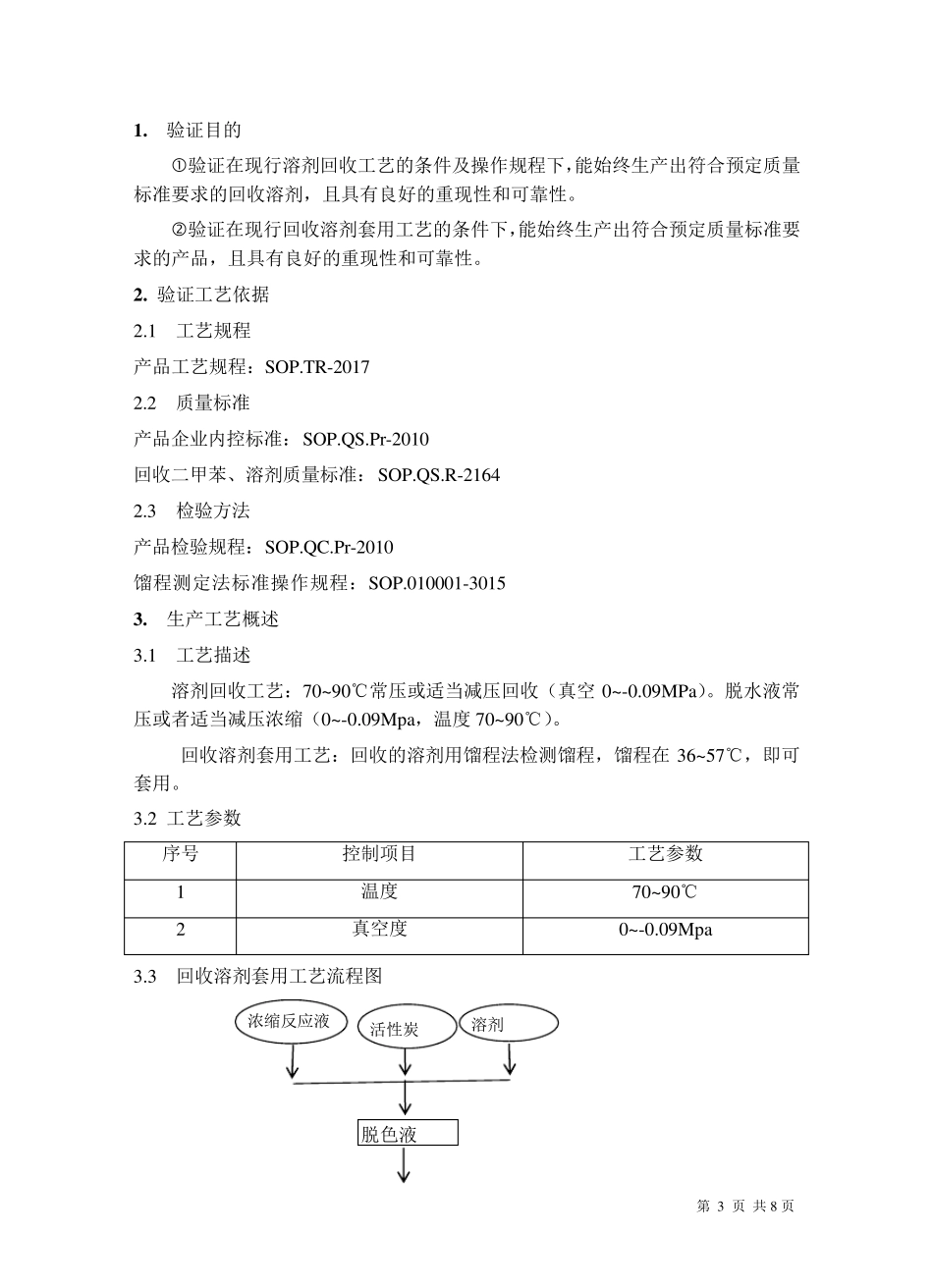 溶剂套用工艺验证_第3页