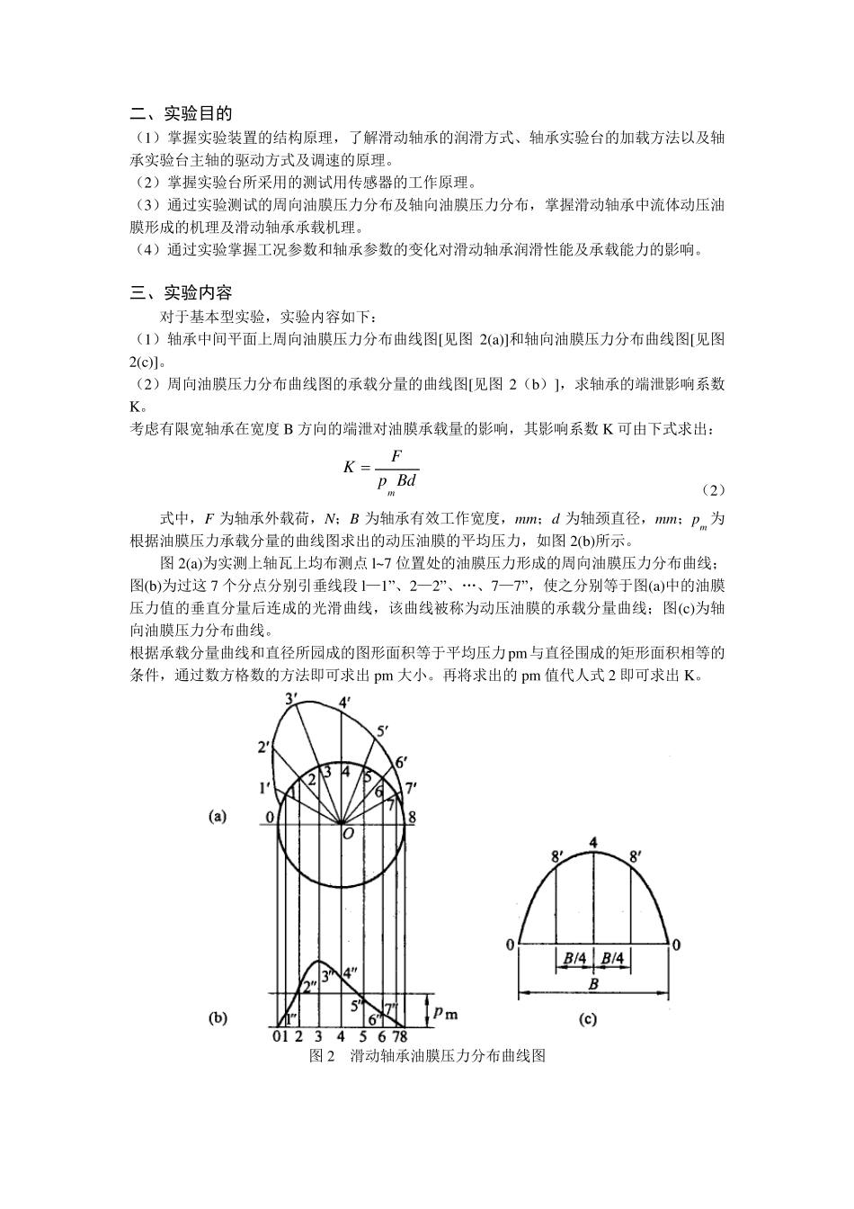 滑动轴承实验指导书(更新并附实验报告)_第2页