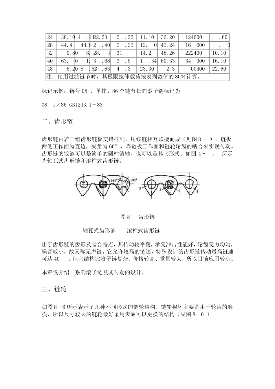 滚子链的结构和规格_第3页