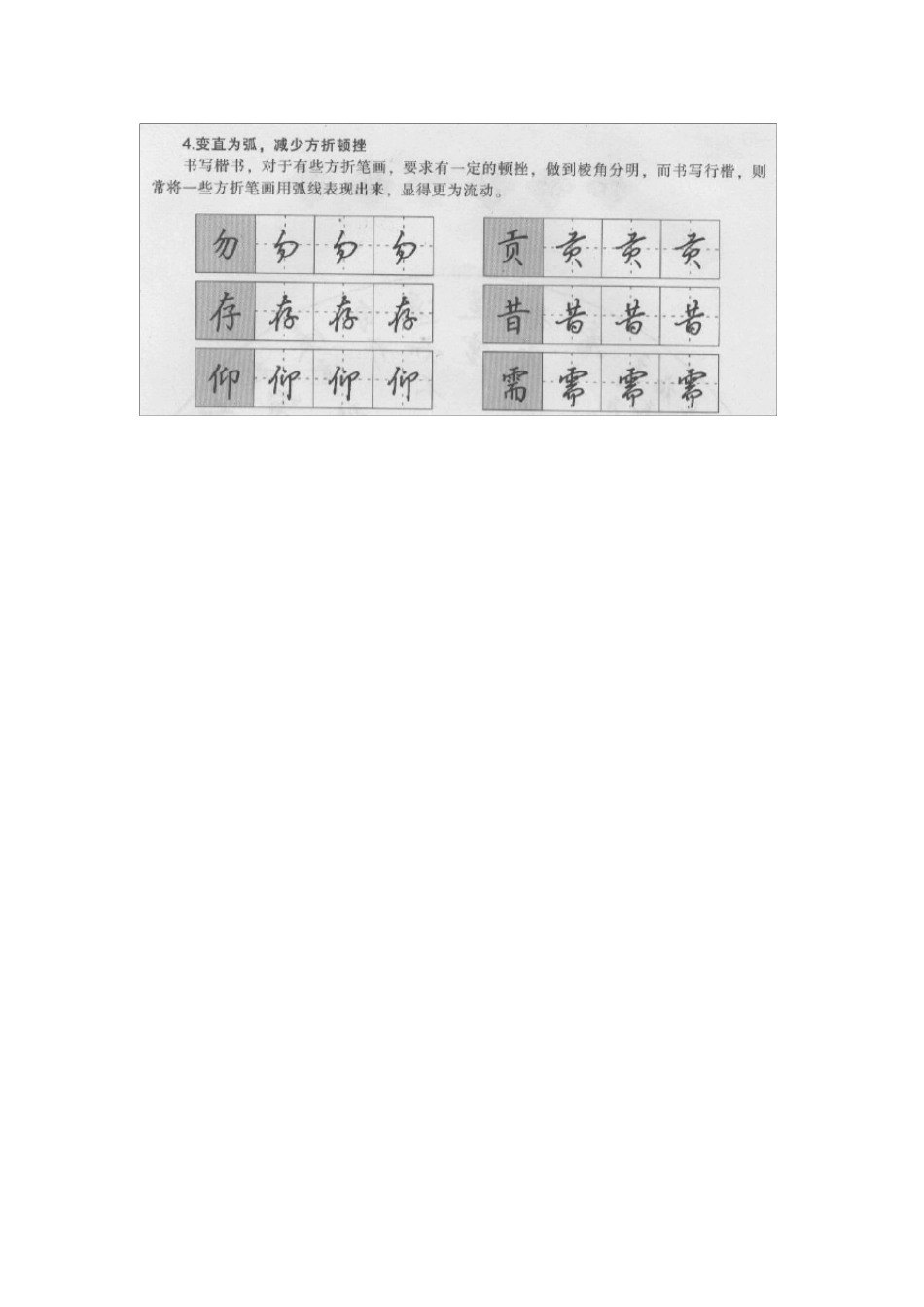 漂亮快速的字体硬笔行楷快速学习字帖_第3页