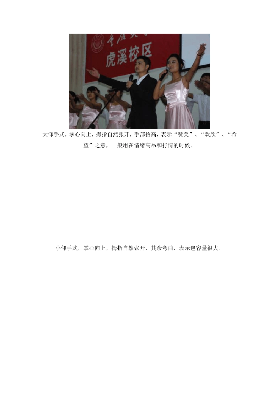 演讲中常用的演讲手势(图)_第2页