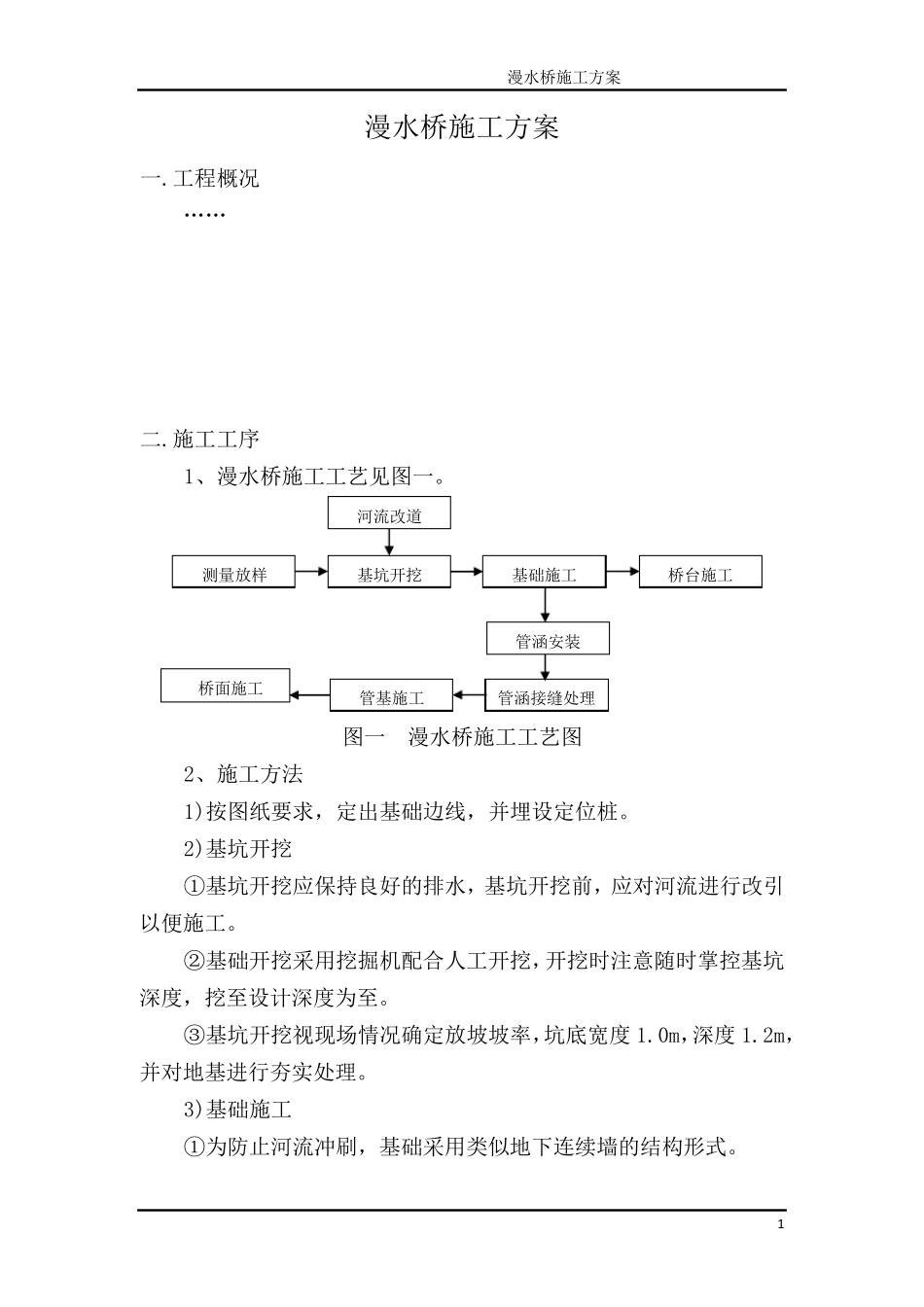漫水桥施工方案_第2页