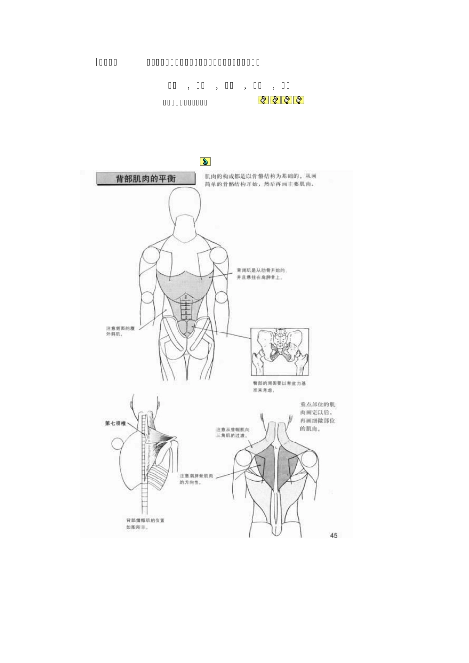 漫画人物身体结构动态全教学——上身运动篇_第1页