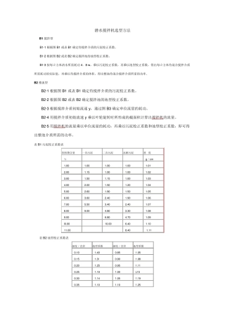 潜水搅拌机如何选型与安装