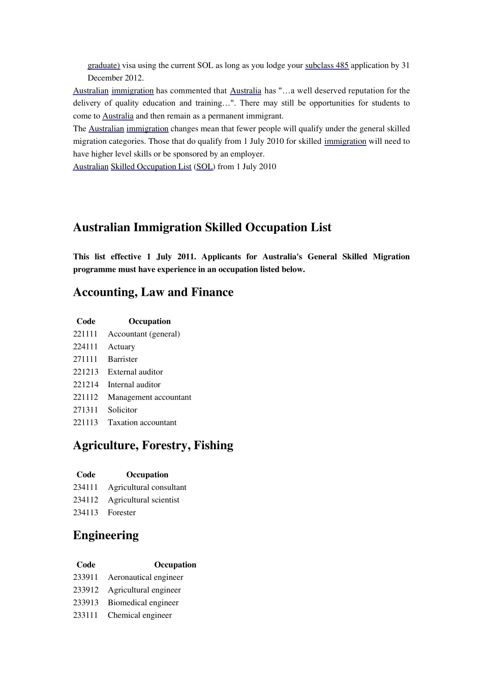 澳大利亚技术移民职业清单_第2页