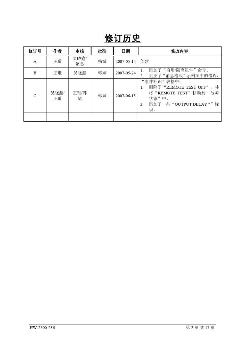 火灾报警控制系统PCRT协议_第2页