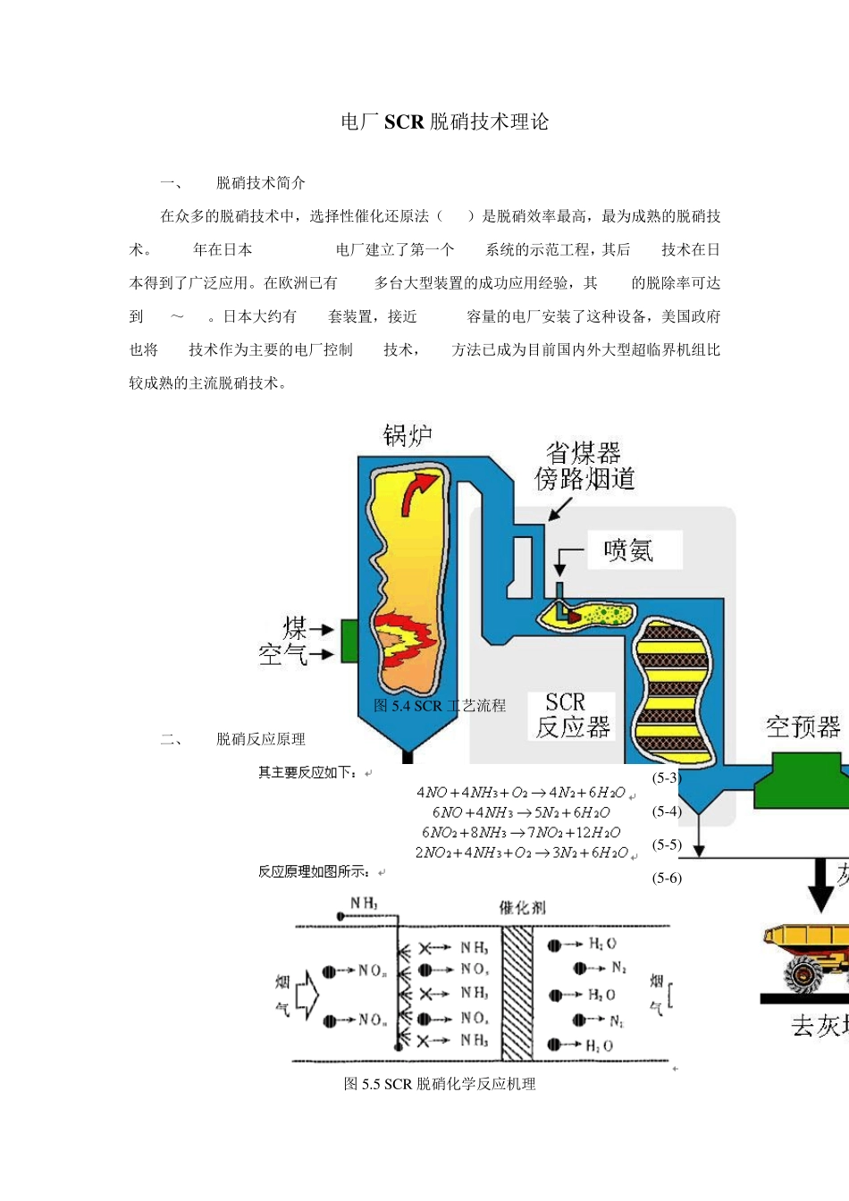 火电厂SCR脱硝技术理论_第1页