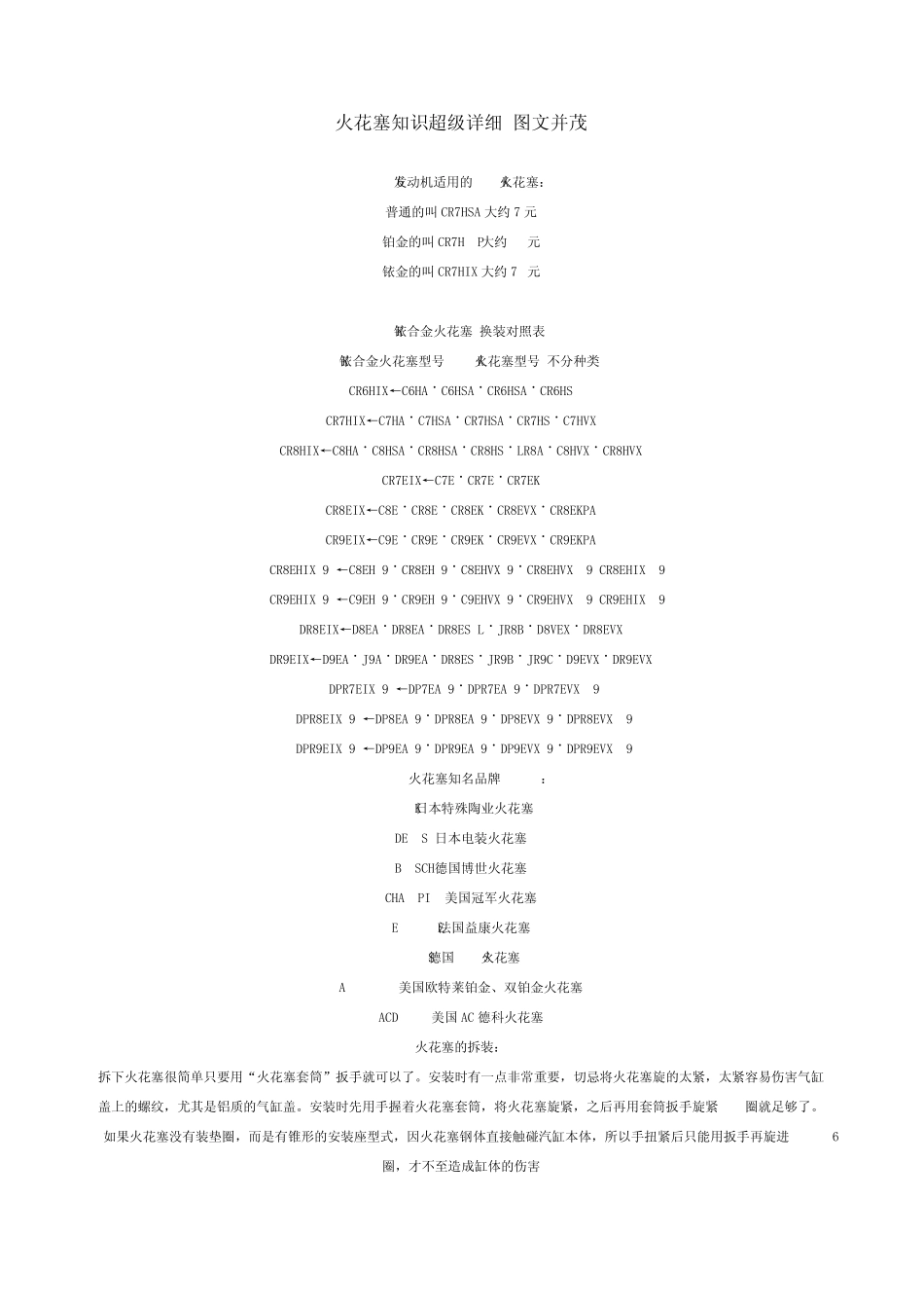 火花塞知识详细图文_第1页