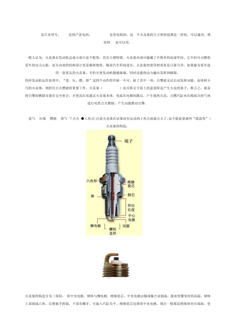 火花塞知识详细图文_第2页