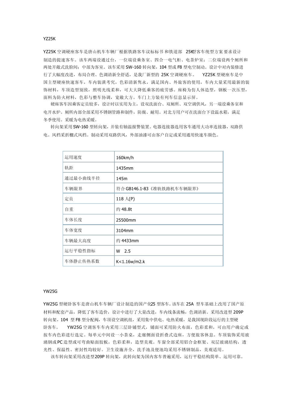 火车各种车型简介_第1页