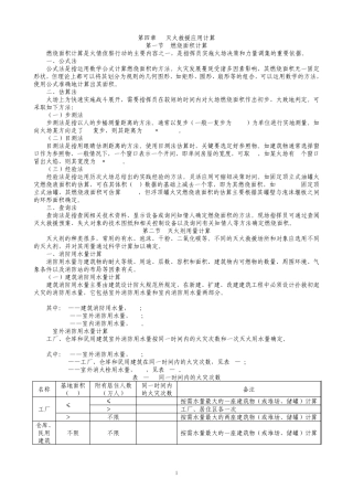 灭火救援应用计算