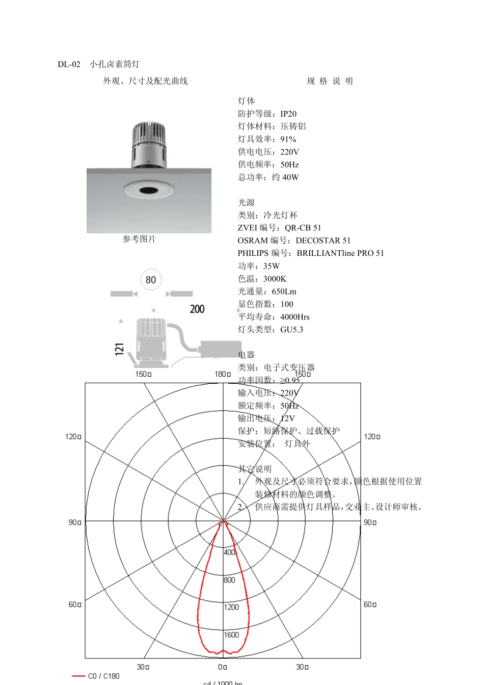 灯具规格说明_第3页