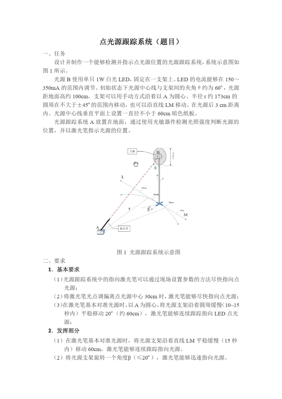 点光源跟踪系统设计报告_第1页