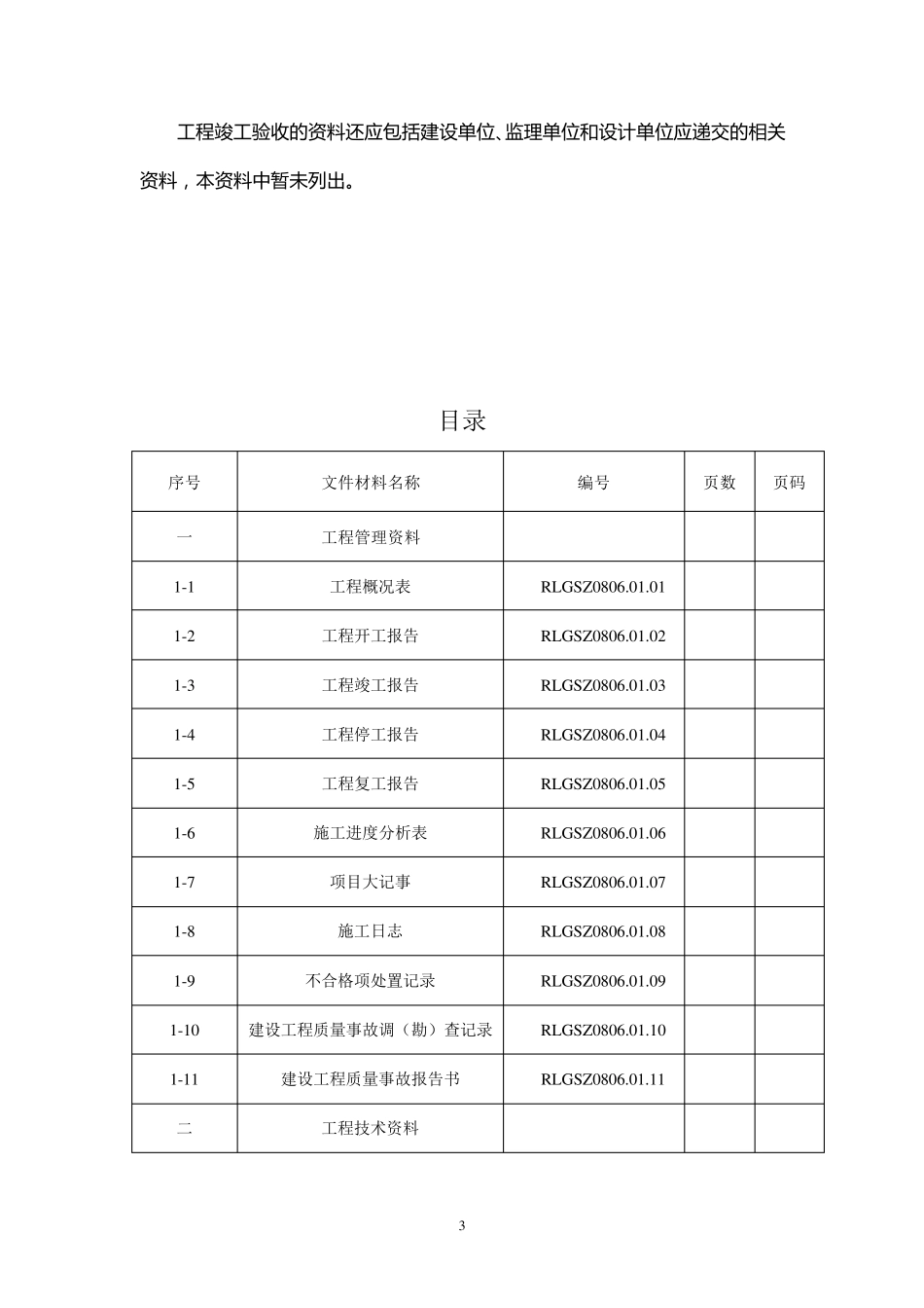 热力管道安装工程施工记录表_第3页