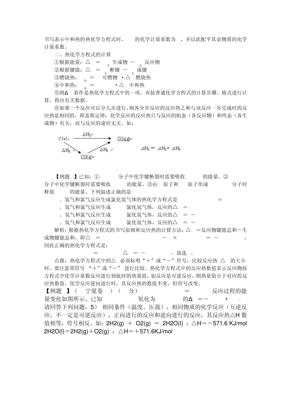热化学方程式的书写_第2页