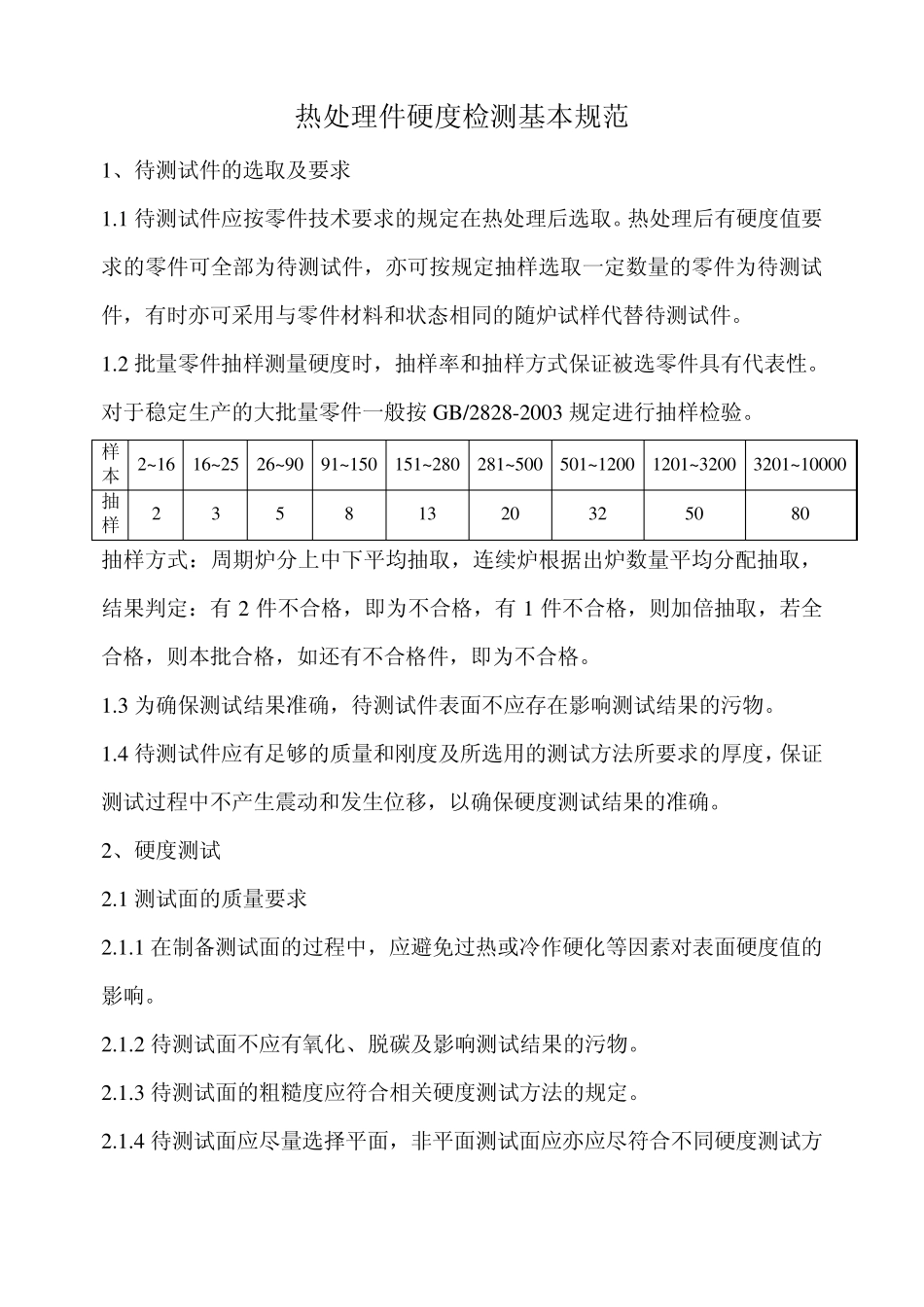 热处理件硬度检测方法_第1页