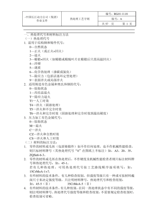 热处理工艺守则