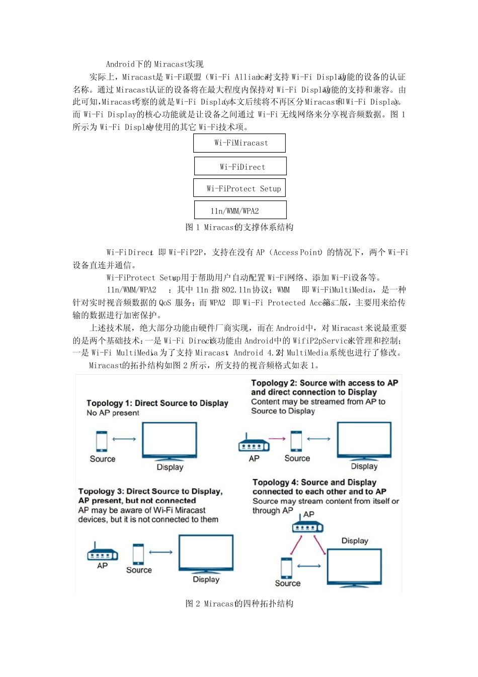 无线传屏技术 - Android Miracast的实现_第2页