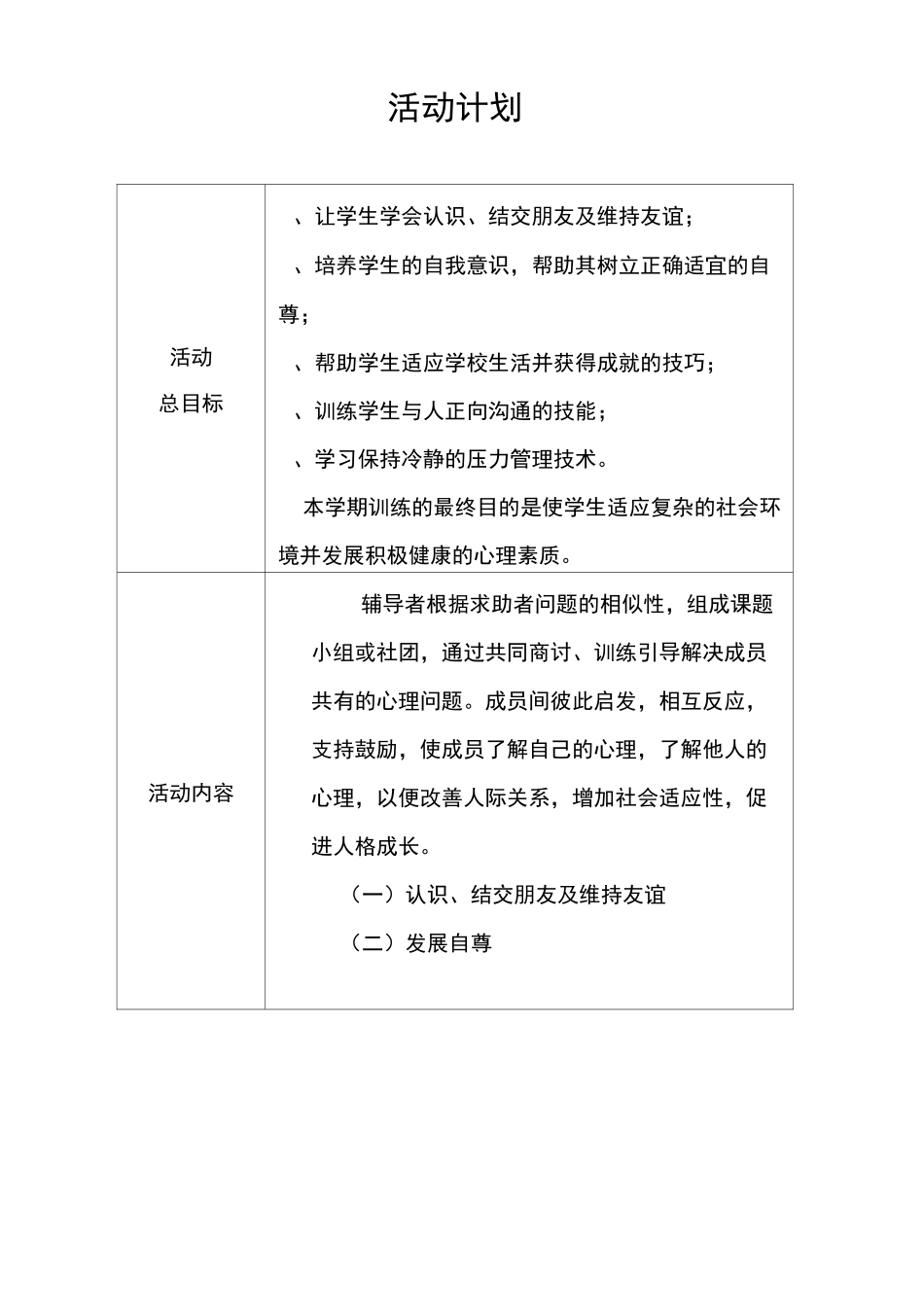 心理社团团体心理辅导备课方案_第3页