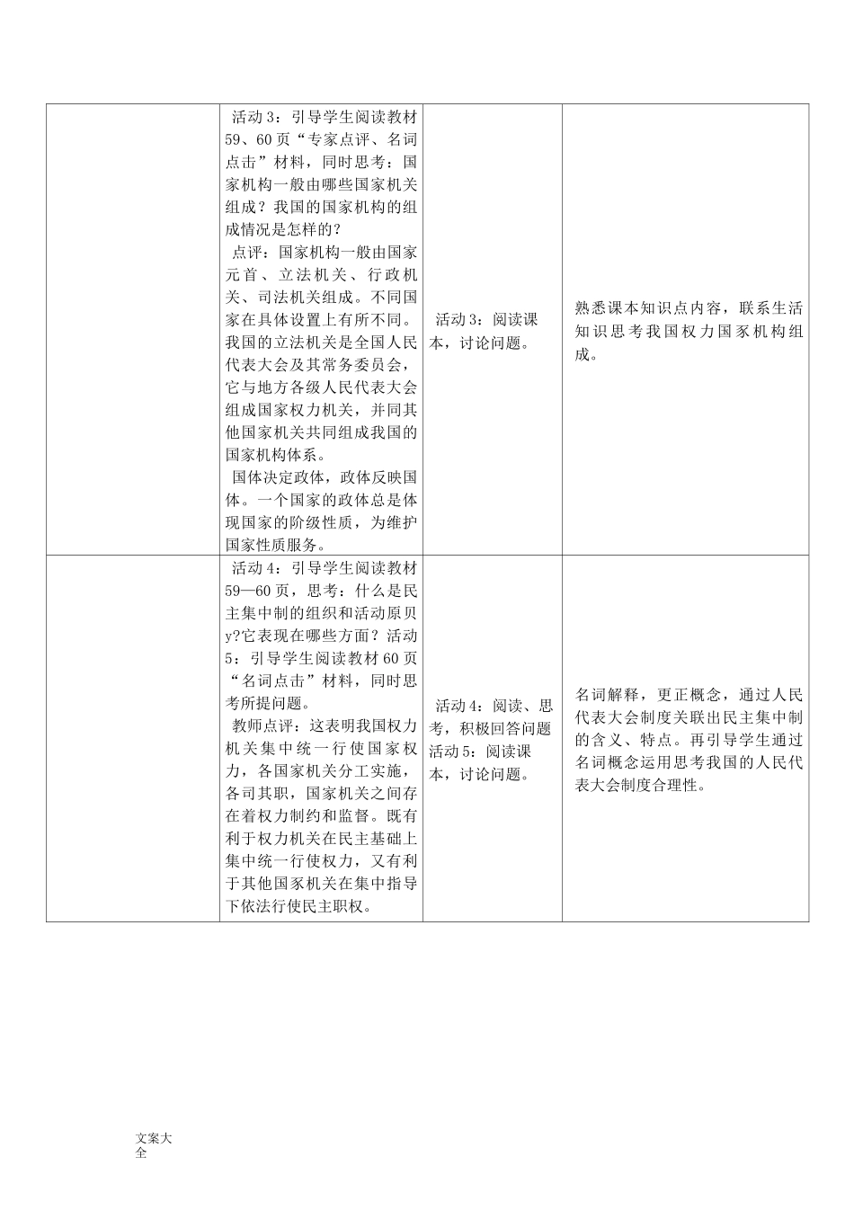 高中思想政治教育教学设计_第3页