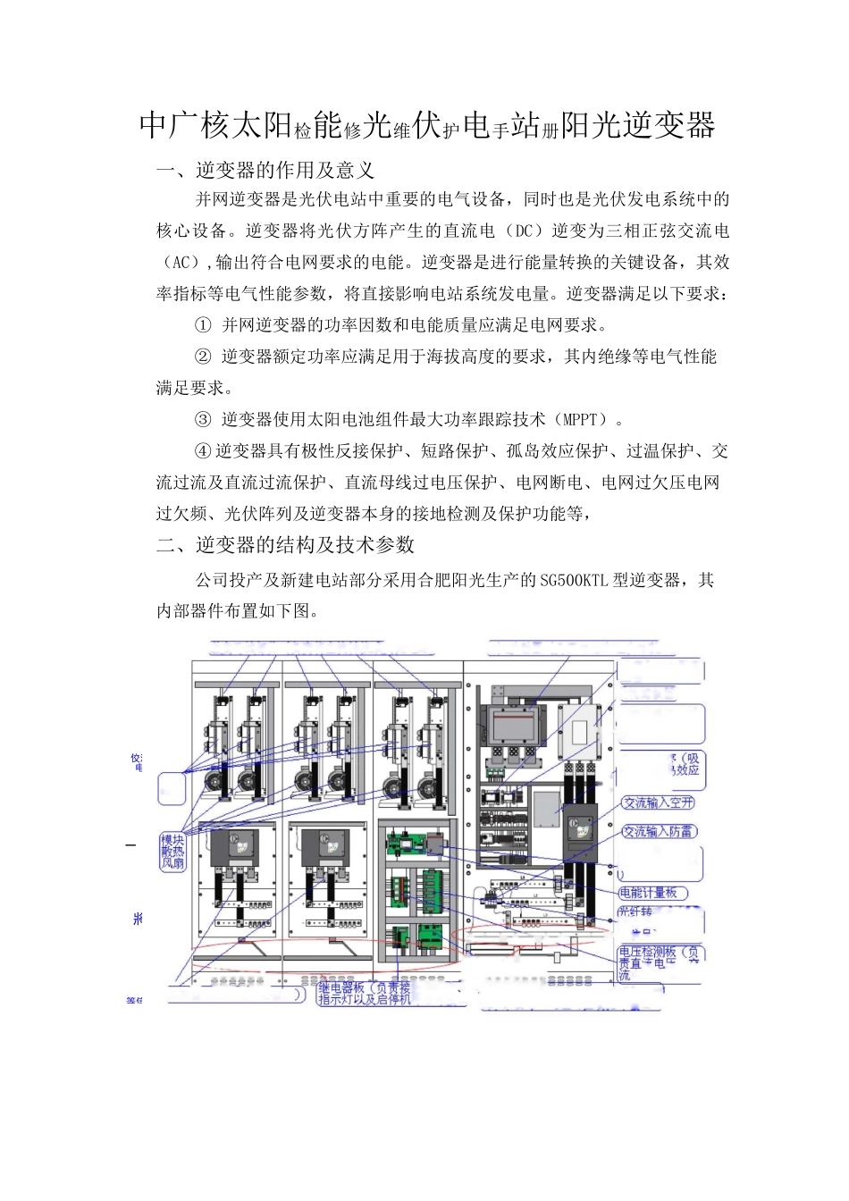 阳光逆变器检修手册.._第1页