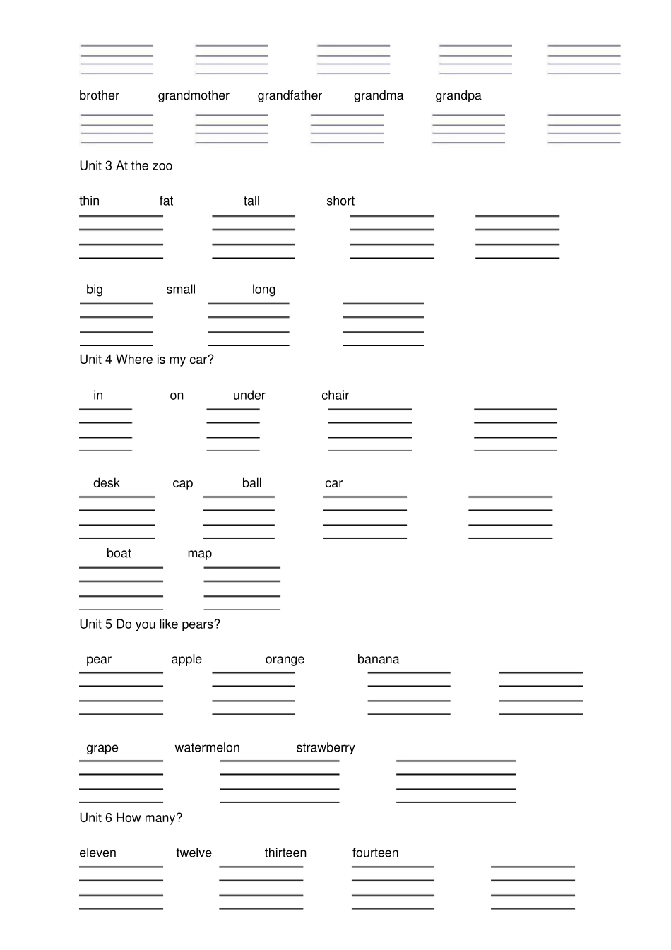 新版PEP小学英语三年级下册期末知识点总结_第2页