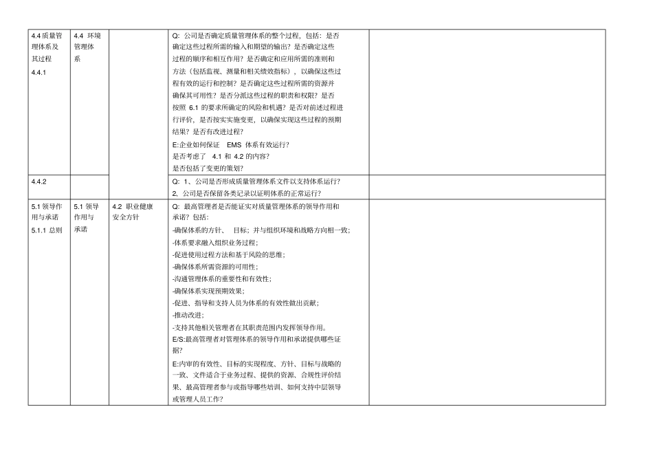 新版三体系内审检查表版_第3页