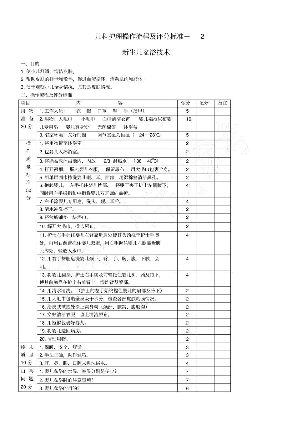 新生儿盆浴技术_第1页
