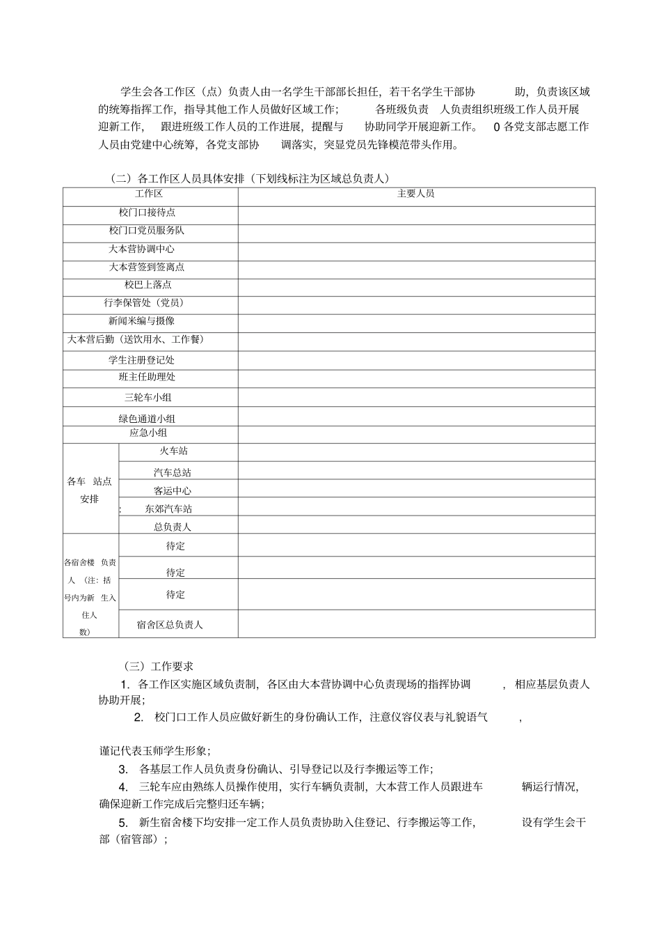 新生接待工作方案_第2页