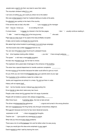 新编大学英语3课后填空及翻译