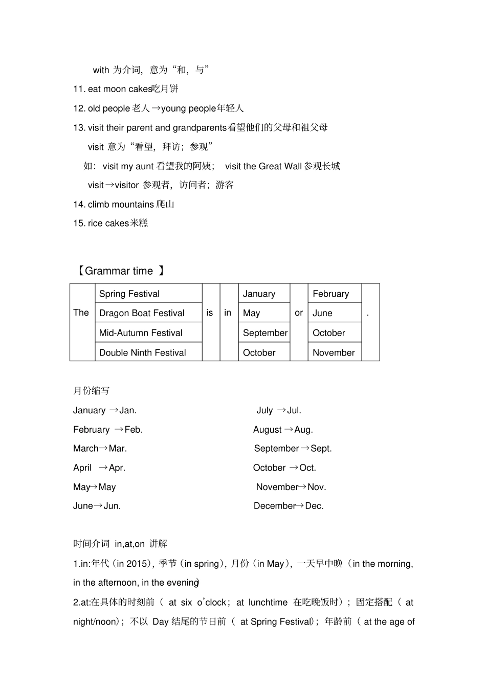 新译林英语5Bunit7知识点讲解,推荐文档_第2页