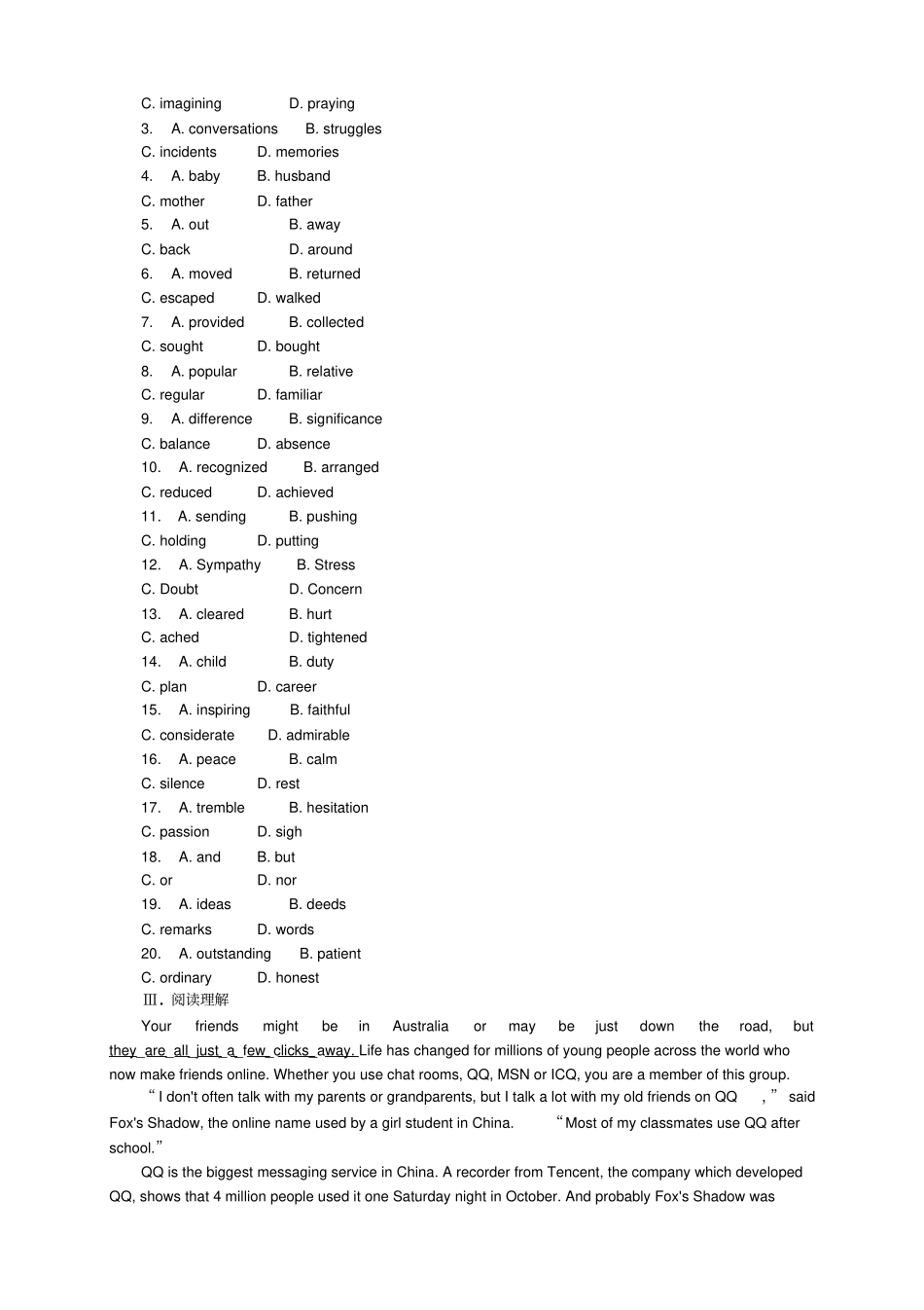 新课标外研版英语必修一Module6TheInternetand_第2页