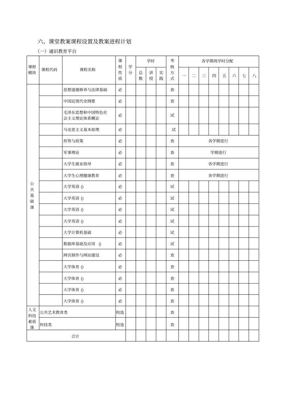 新闻学050301专业培养方案_第2页