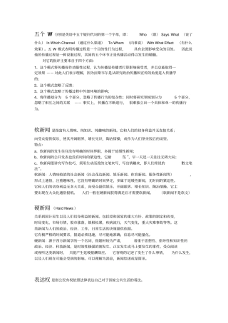 新闻学试题准备讲解