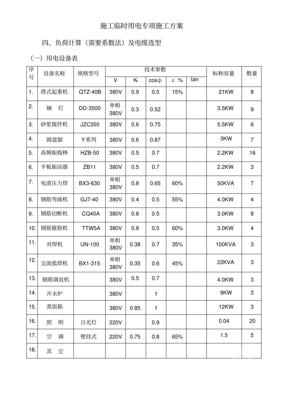 施工临时用电专项施工方案_第3页
