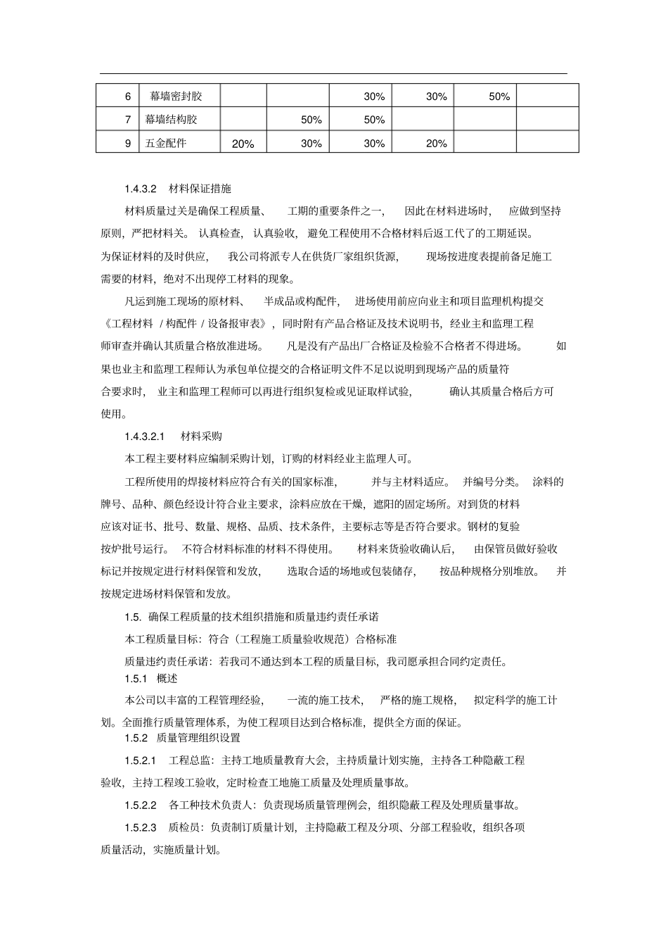 施工人员和材料投入计划及其保证措施_第3页