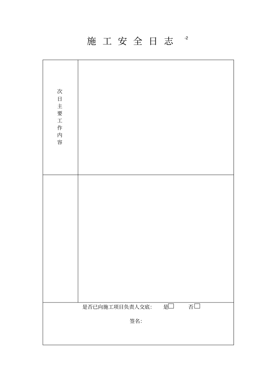 施工安全日志_第3页
