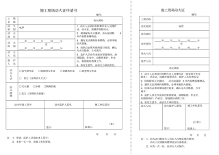 施工现场动火证申请书