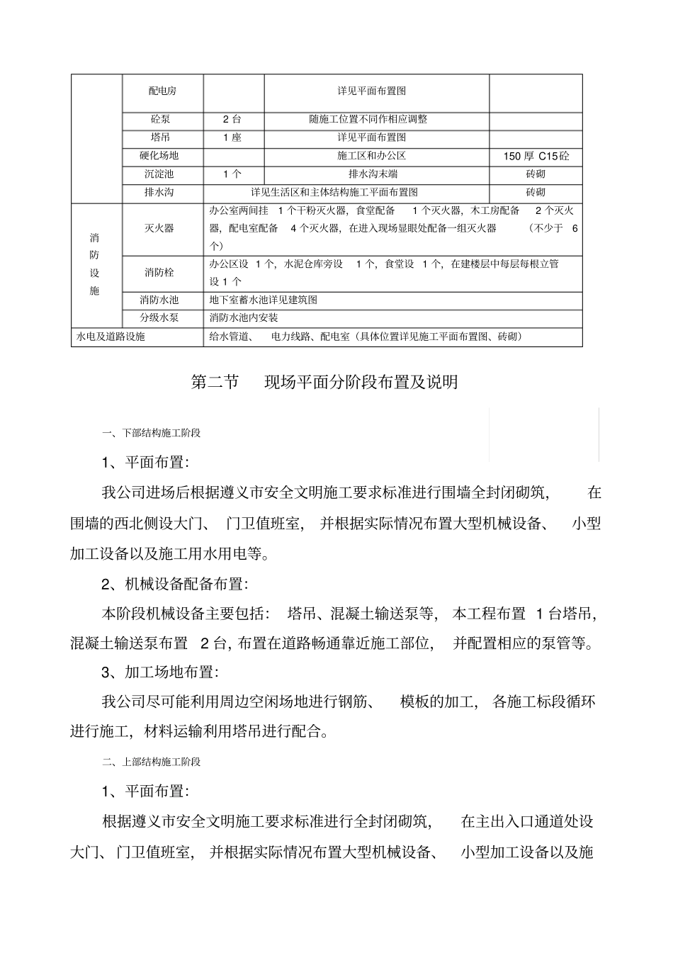 施工现场总平面布置方案_第2页