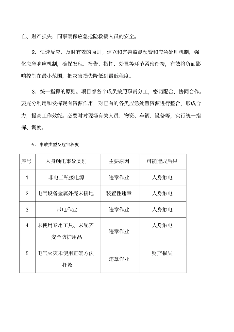 施工现场触电应急预案_第3页