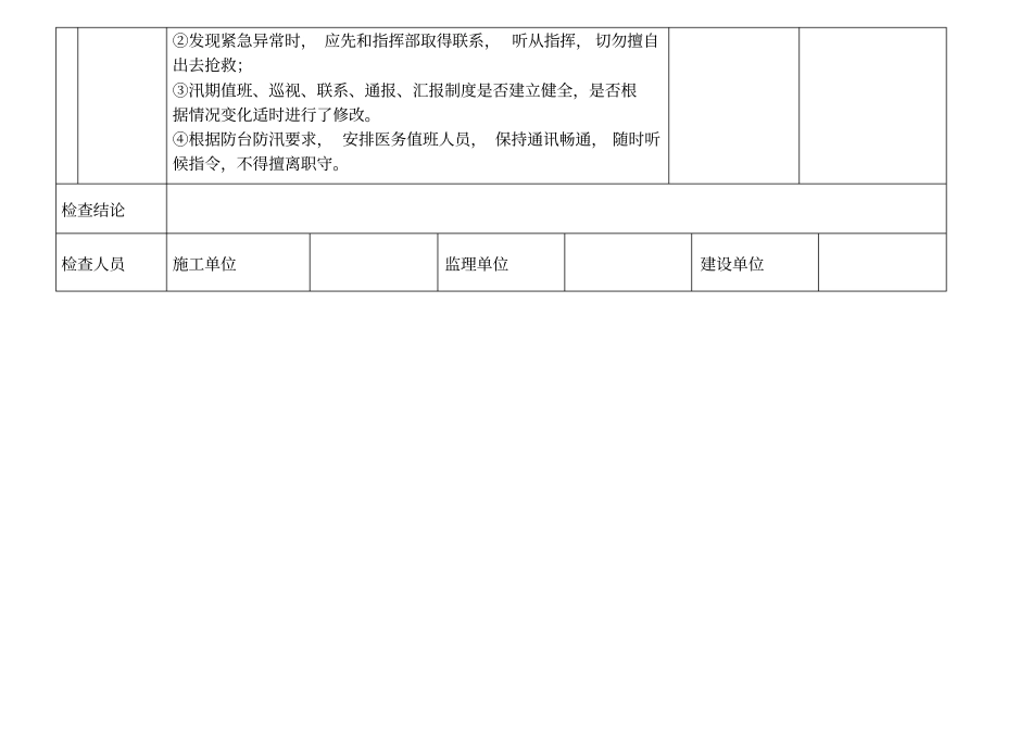 施工现场防台防汛检查表70085_第3页