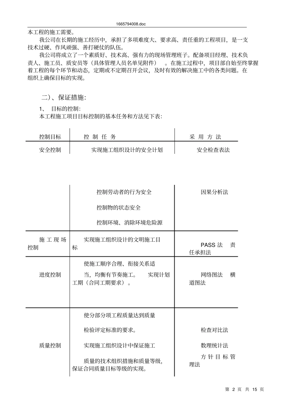 施工组织设计、方案及质量保证措施_第2页