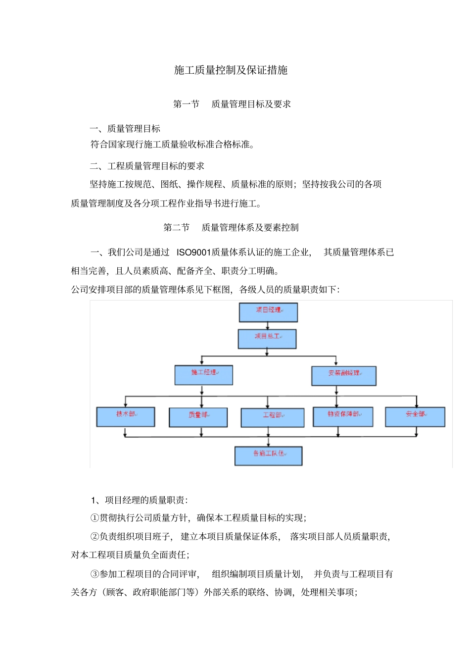 施工质量控制及保证措施实施方案_第2页