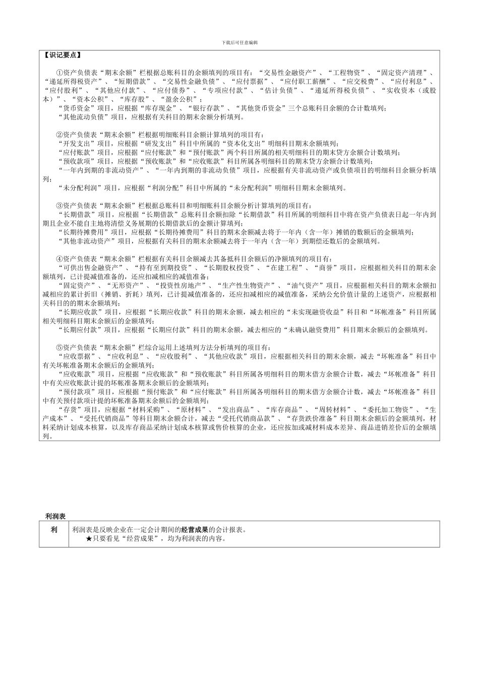 财务报告表格总结_第3页