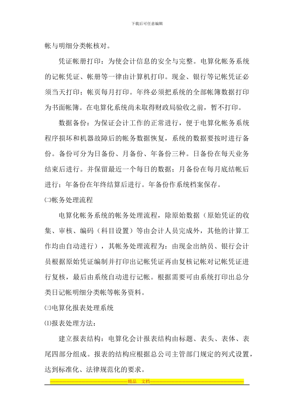 财务电算化管理制度_第3页