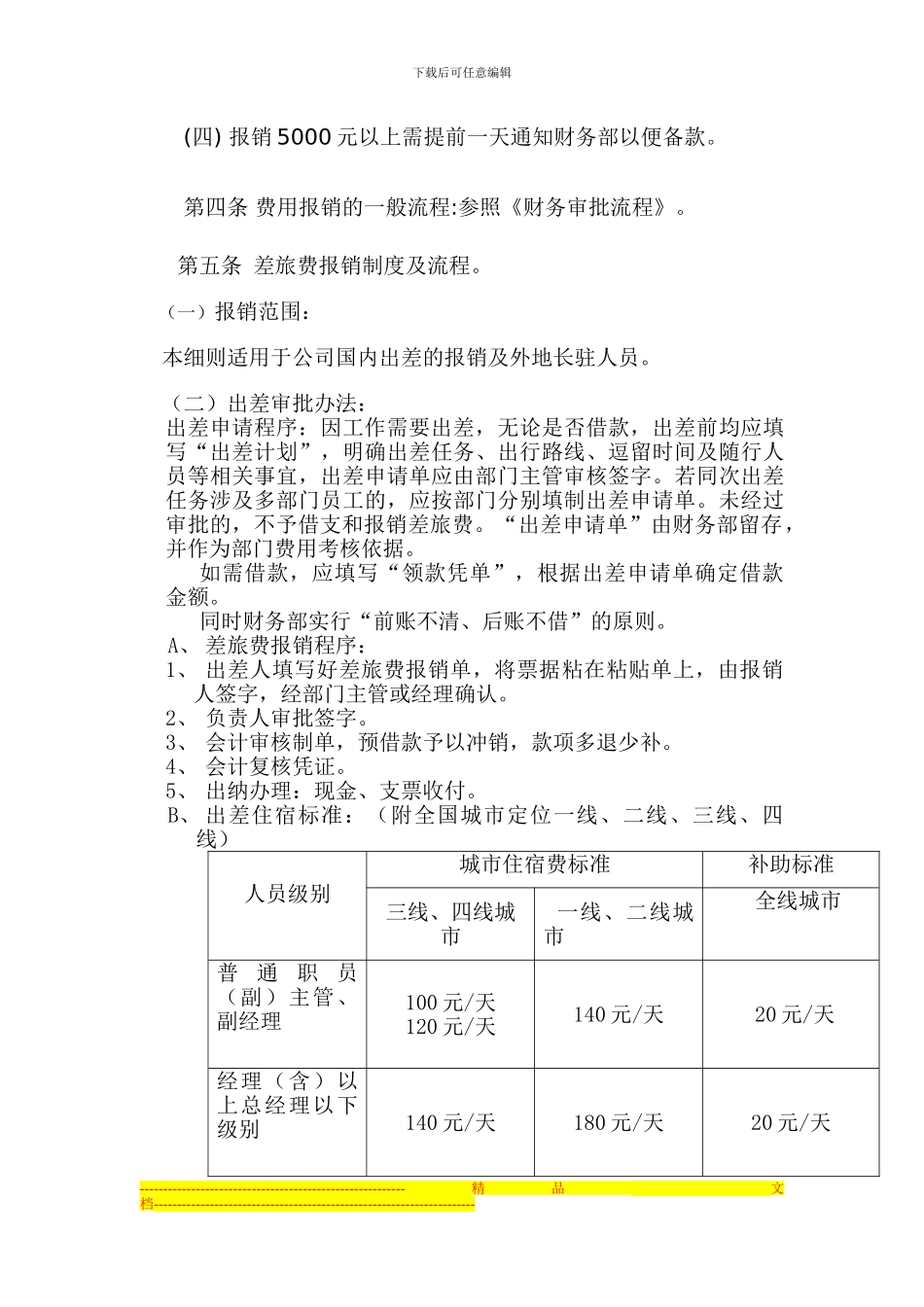 财务报销流程制度-超实用_第3页