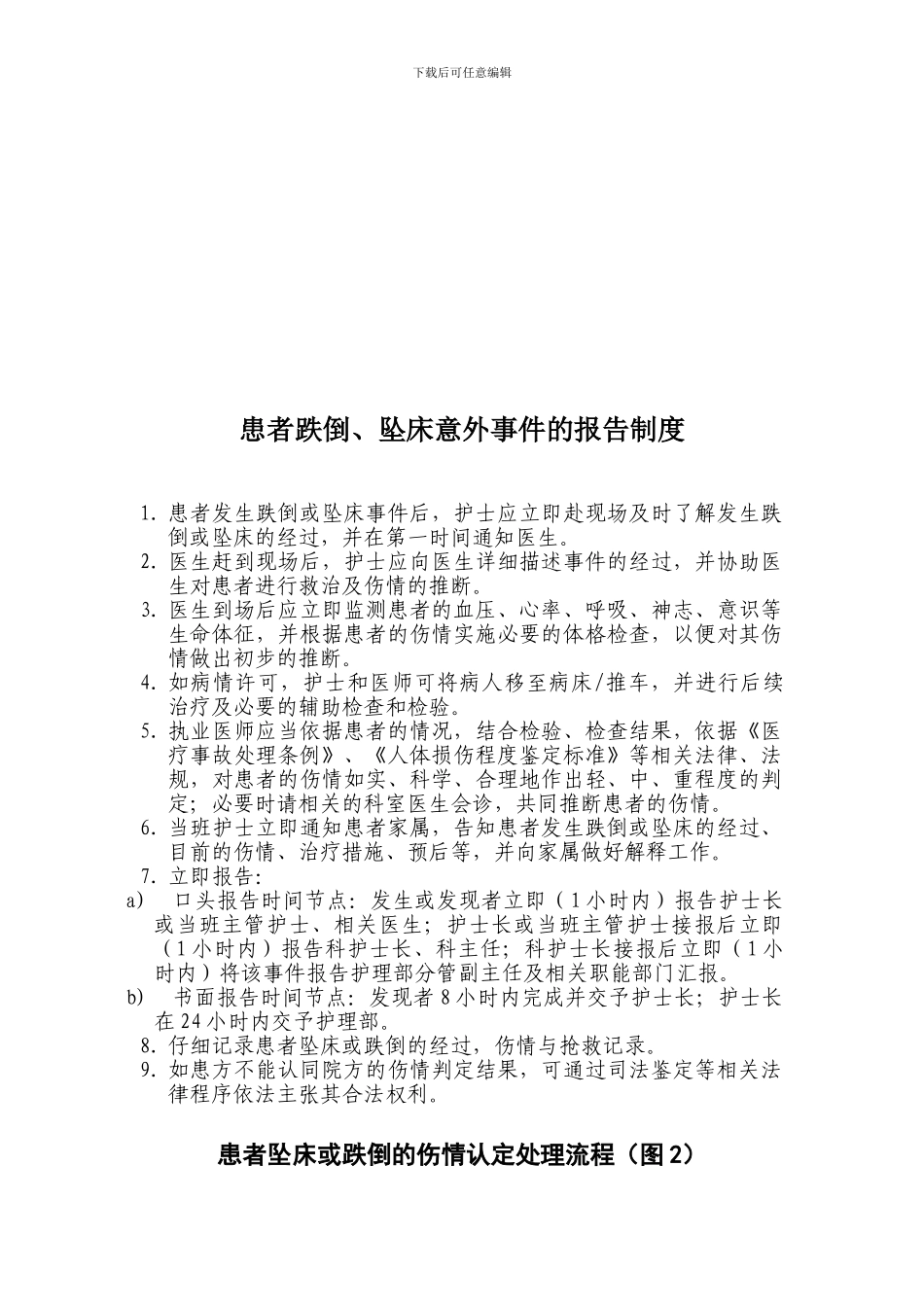 跌倒、坠床的风险评估制度及报告程序_第3页