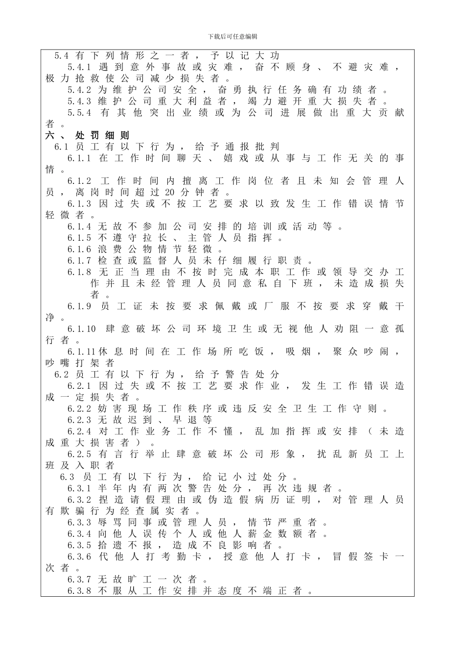 车间劳动纪律奖罚制度_第2页