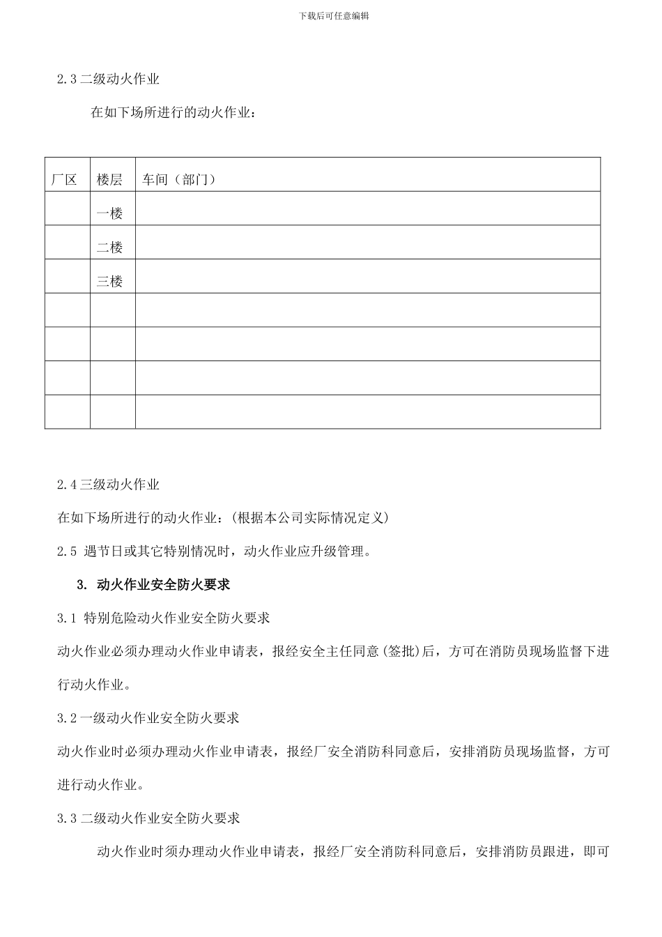 车间动火作业安全规定_第2页