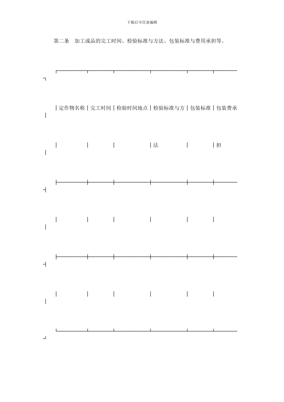 运输承揽合同范本3篇_第3页